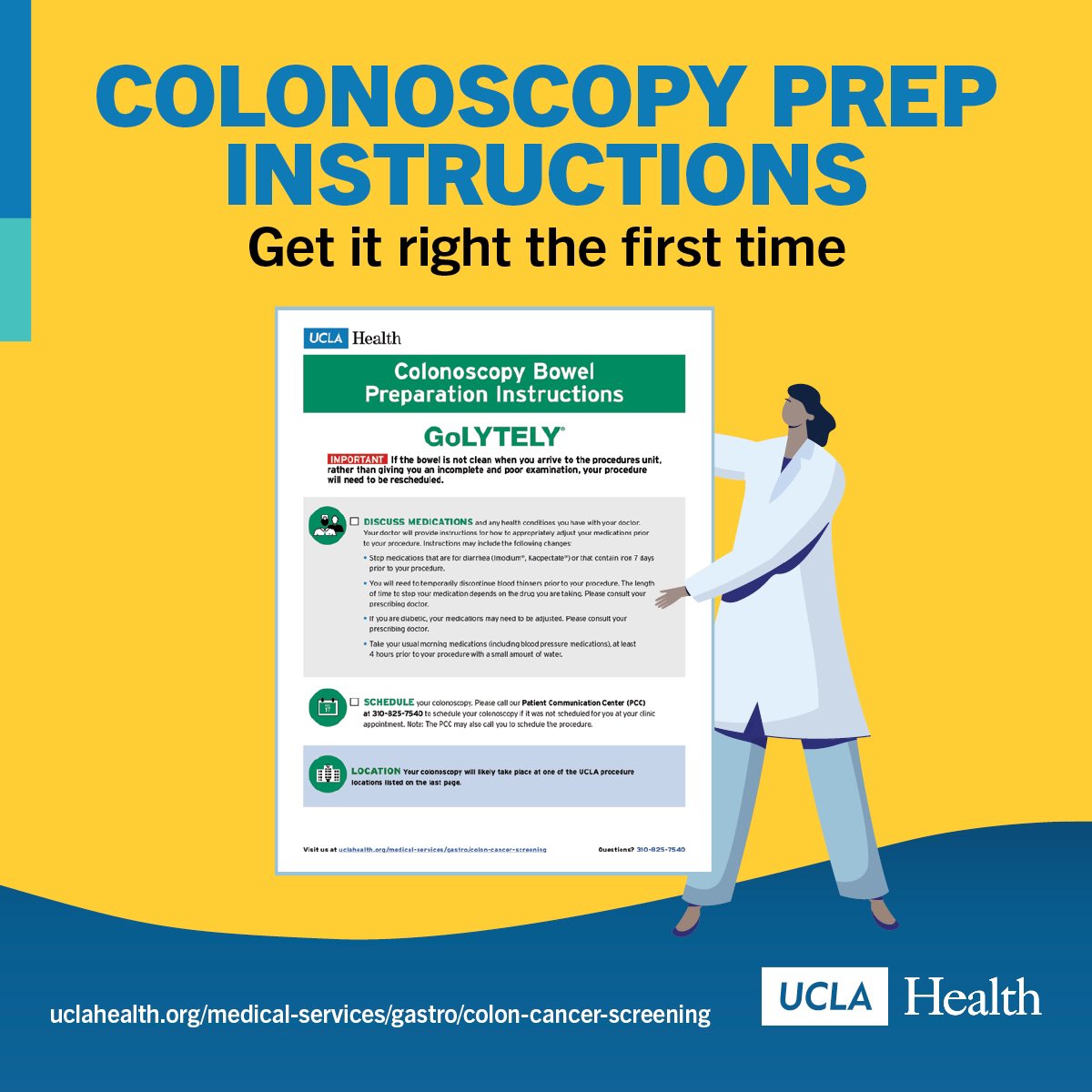 High-quality bowel prep is key for optimal #CRCscreening and following clear instructions is crucial to get it right the first time! #GetScreened #ColorectalCancerAwarenessMonth

@UCLAHealth @AmerGastroAssn @AmCollegeGastro @DOM_UCLA @UCLAGIHep @FightCRC 

bit.ly/2GEYId4