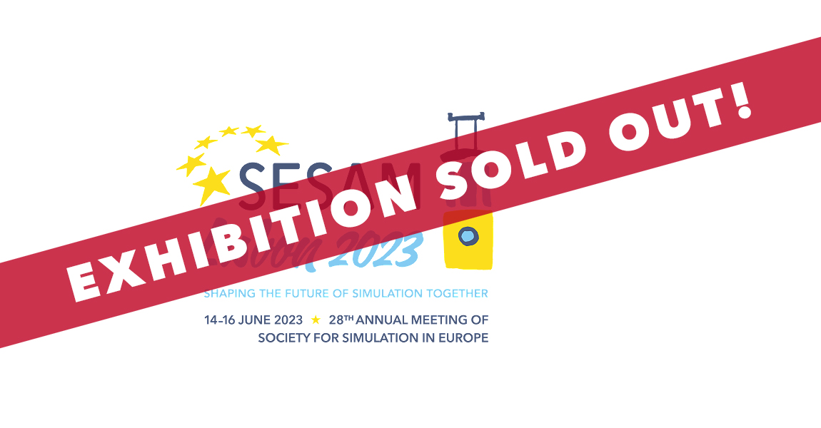 SESAMSimulation's tweet photo. Exhibition for #SESAM2023 is now officially sold out - thanks to all our industry supporters joining us in Lisbon - we can't wait to welcome you to our best ever Annual Meeting.  Email sesam@worldspan.co.uk if you want to be first to find out about #SESAM2024 &amp; join our waitlist. https://t.co/V78VId0qKc