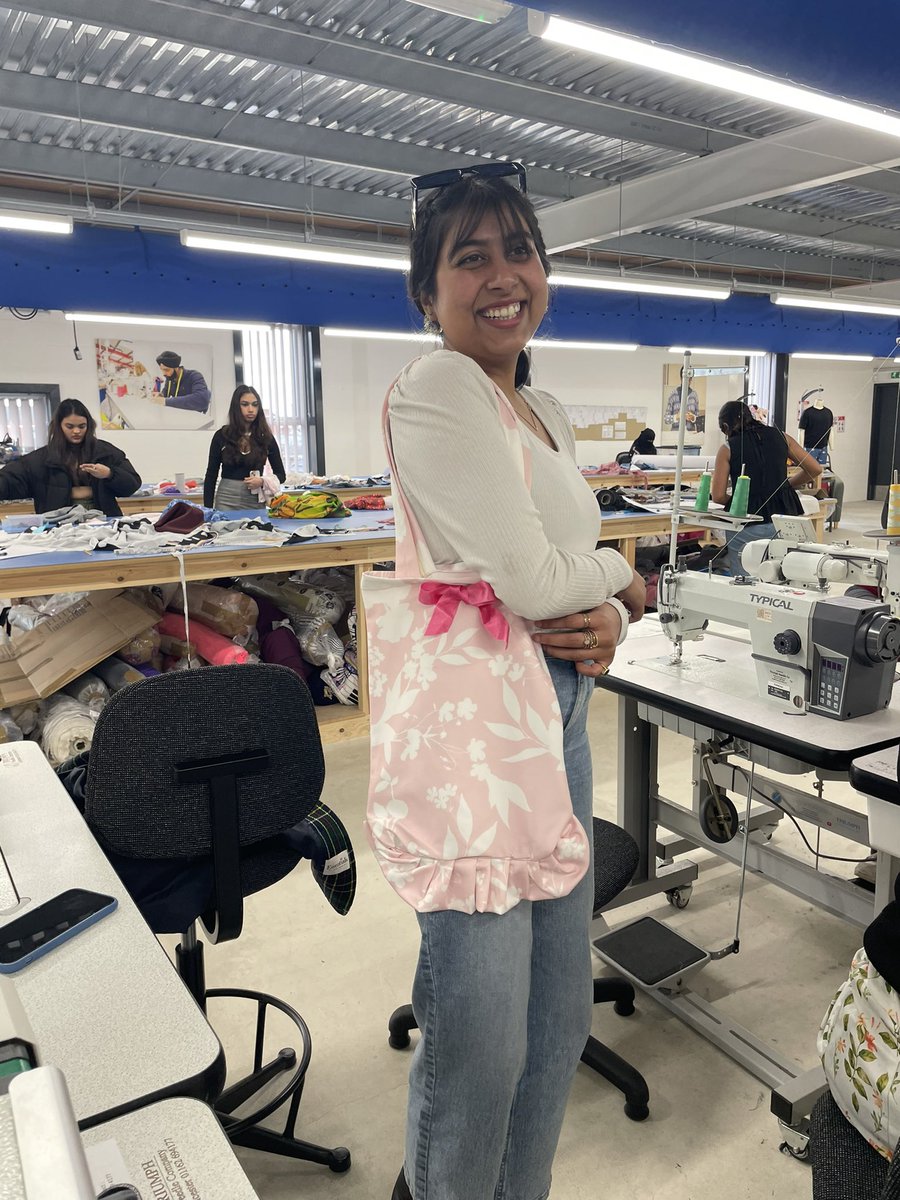 Great to welcome students <a href="/TrentUni/">Nottingham Trent University</a> MA in international fashion management to the fashion technology academy in Leicester <a href="/FTALondon/">FTA London</a> look what can be cut and sewn in just a few hours!