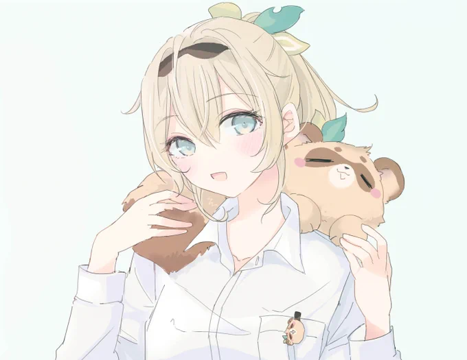 #いろはにも絵を くびまきもふもふぽこべぇ 