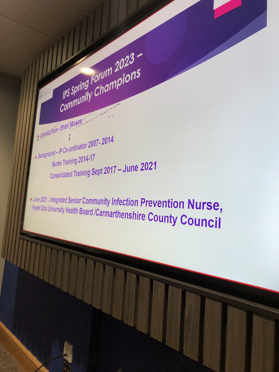 beverleygregory's tweet photo. Shan Moses talking  about her new role #PHWIPCFORUM #IPS_Cymru https://t.co/biWORxoctM