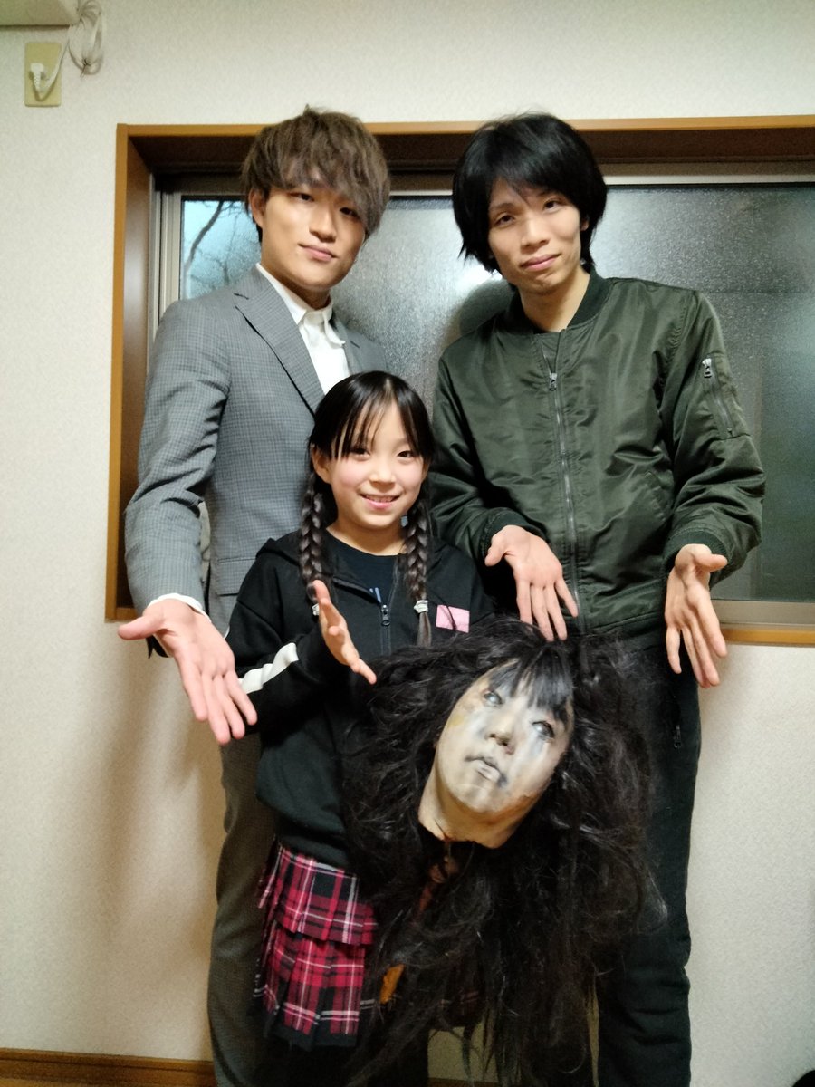 FINE1980WIND's tweet photo. さくらみみこ・あやね・リッキー（敬称略）

過去に小学生のキャストとホラー短編を撮影させて頂きました。

テイク数を重ねたりすると、集中力が切れたり飽きたりすると思ってましたが、そんな事はございません。

『他にアイディアがありますか？』
と聞くと一生懸命に考えて提案もしてくれます。 https://t.co/aSCMj2Wp4A