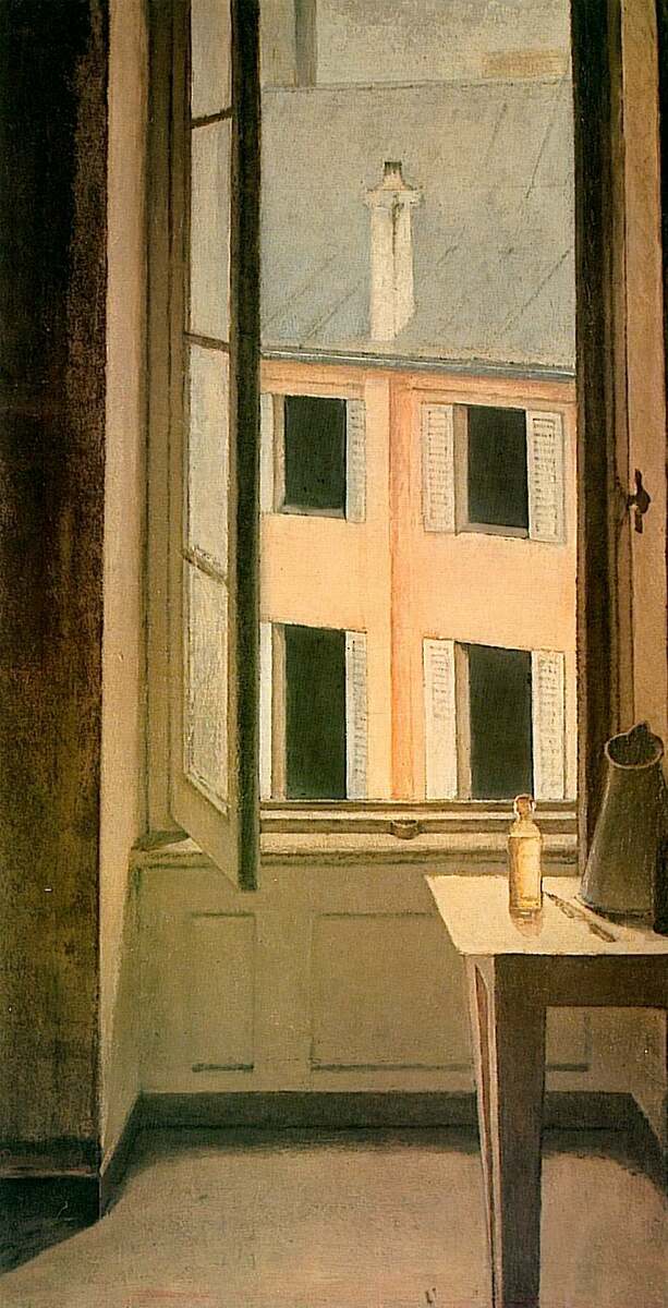 Window, Cour de Rohan, 1951 #metaphysicalart #arthistory wikiart.org/en/balthus/win…