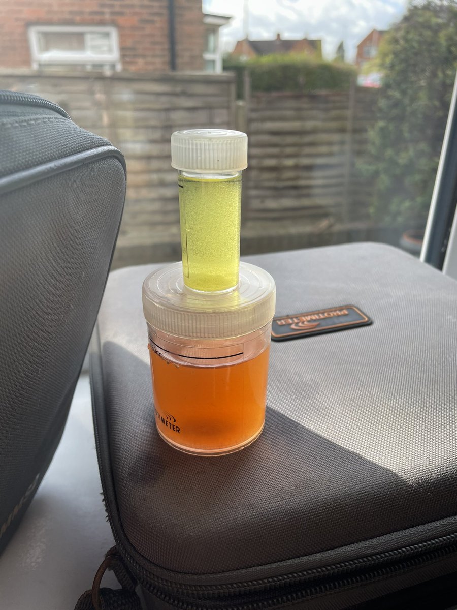andyhbert's tweet image. That’s another little leak solved. #leakdetection flat roof clearly in a bad way and the salt test to prove it. #leakyroof #plumbing #solved #allinadayswork #leak #timeforabrew