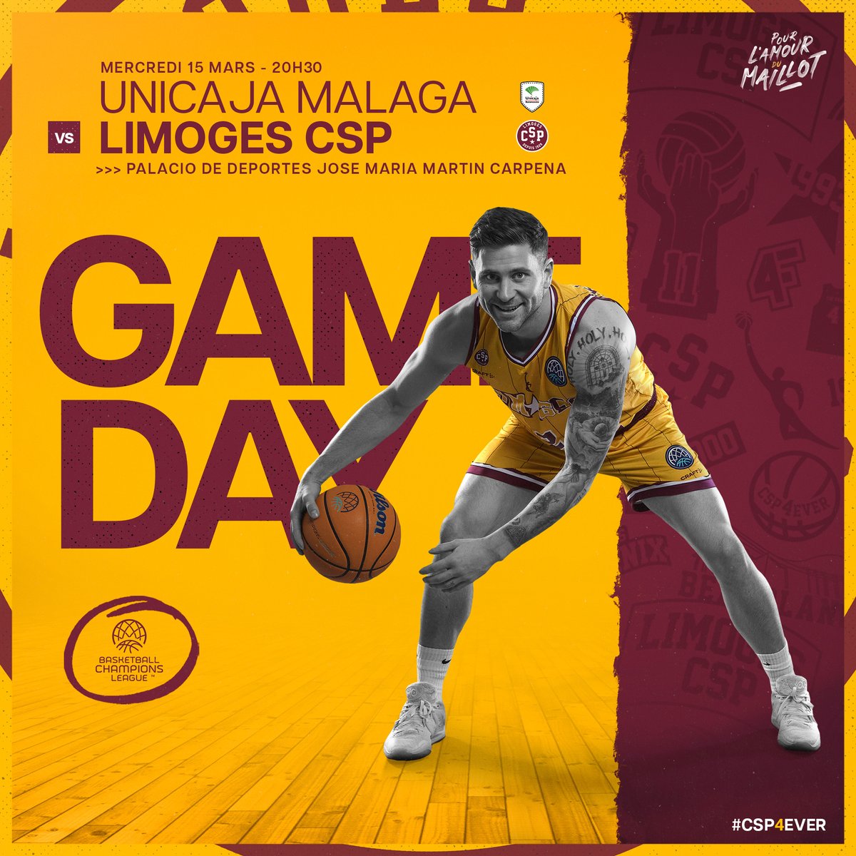 Limoges CSP on Twitter "🆚 Unicaja Malaga / Limoges CSP 🏟️ Palacio De