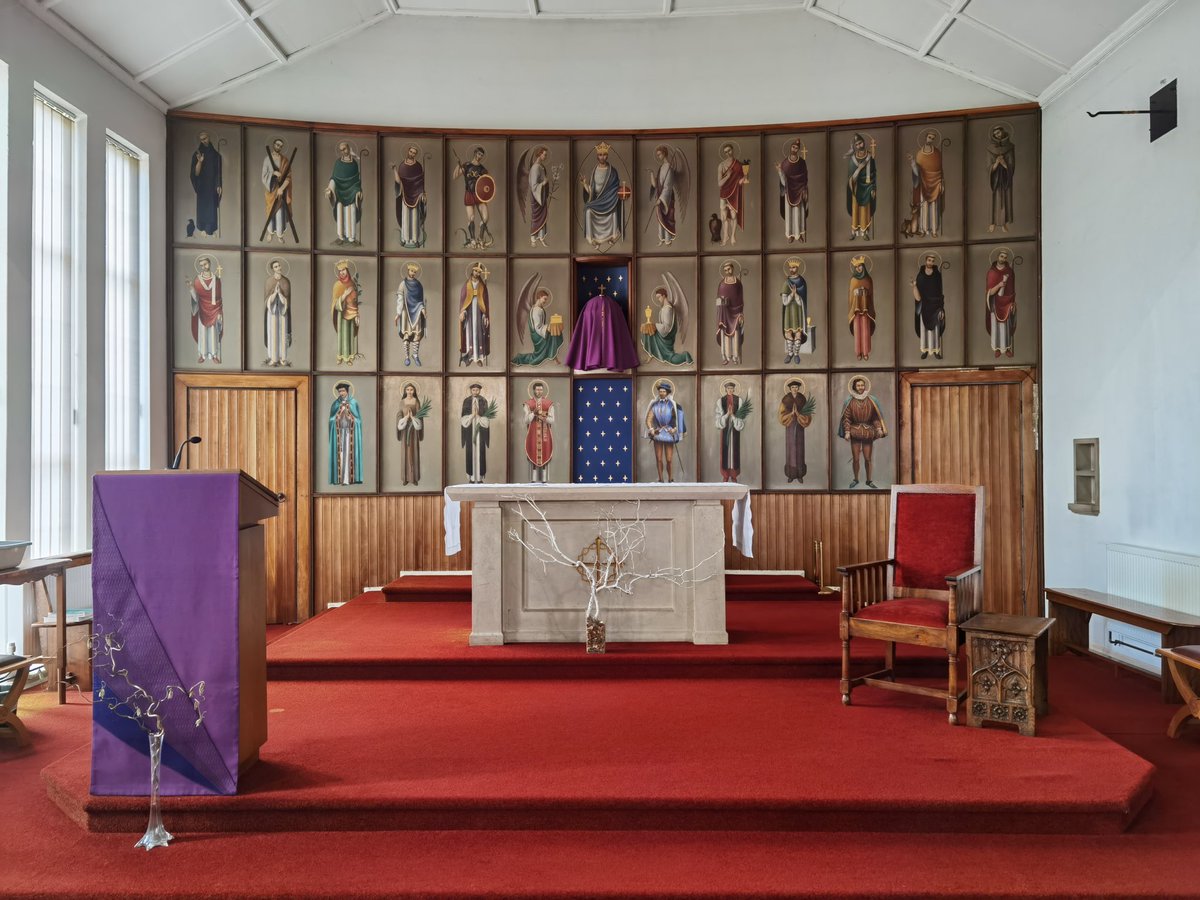 Simon Knott on Twitter "Wymondham Catholic church, the 1950s sanctuary
