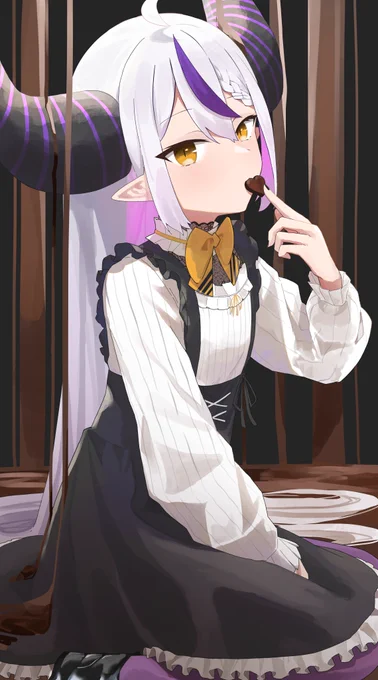 #ホワイトデーは銀髪白髪を愛でる日 基本V描いてる 