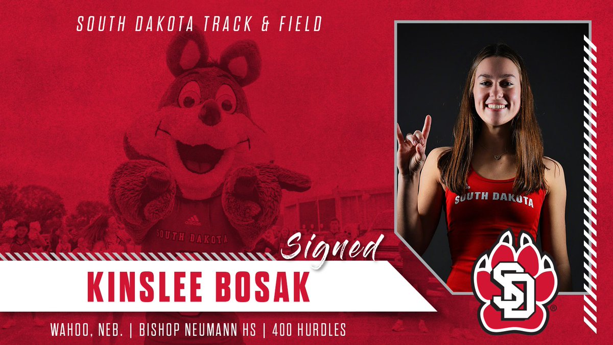 𝓦𝓮𝓵𝓬𝓸𝓶𝓮 to the Coyote family, Kinslee! 🖋️

#GoYotes x #WeAreSouthDakota 🐾
