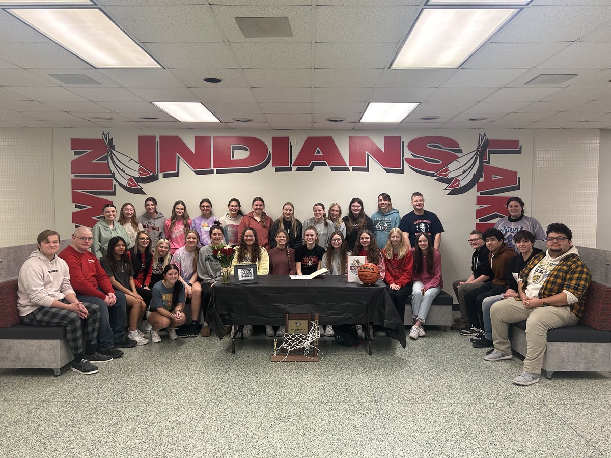 tl_indians's tweet photo. Senior Hannah Hodgen signed this morning to play basketball for the IU Kokomo Cougars. Congratulations and best of luck, Hannah - we are very proud of you! Thank you to her coaches, teammates, family and friends who came to help us celebrate! 🏀❤️🤍 ⁦@IUKWBB⁩ https://t.co/BCE0NYhmr6