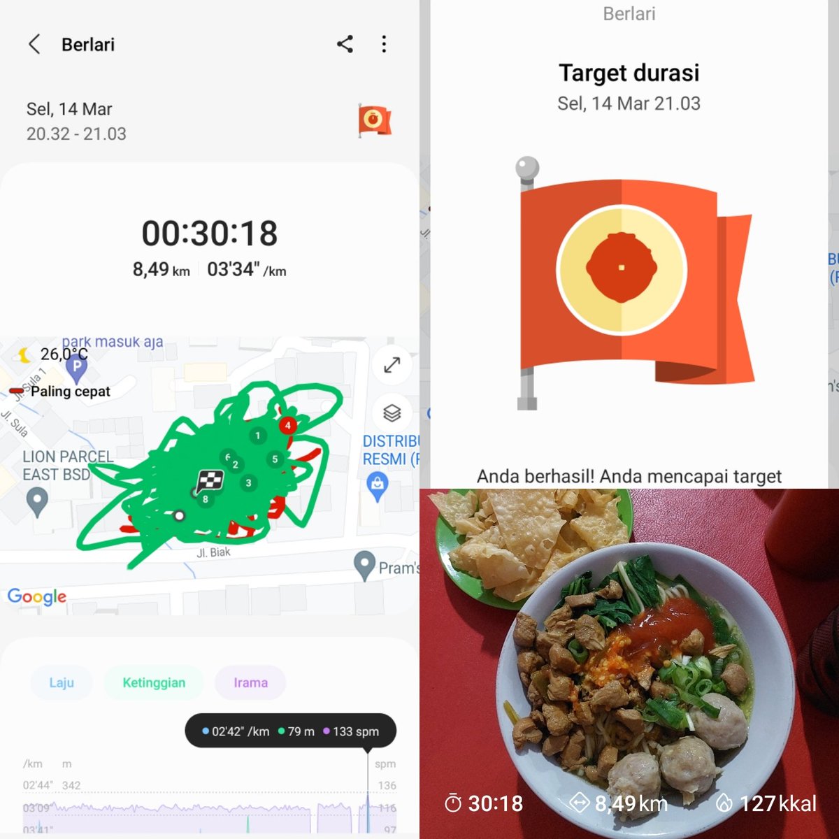 wisnuskate's tweet photo. Mie Ayam Bakso ππββοΈ
#runs #run #running #run8km #runeveryday #runstreak #lari8km #larimalam #olahraga #nightrun #samsunghealth #samsunghealthchallenge https://t.co/Ty4vo4a0Tk