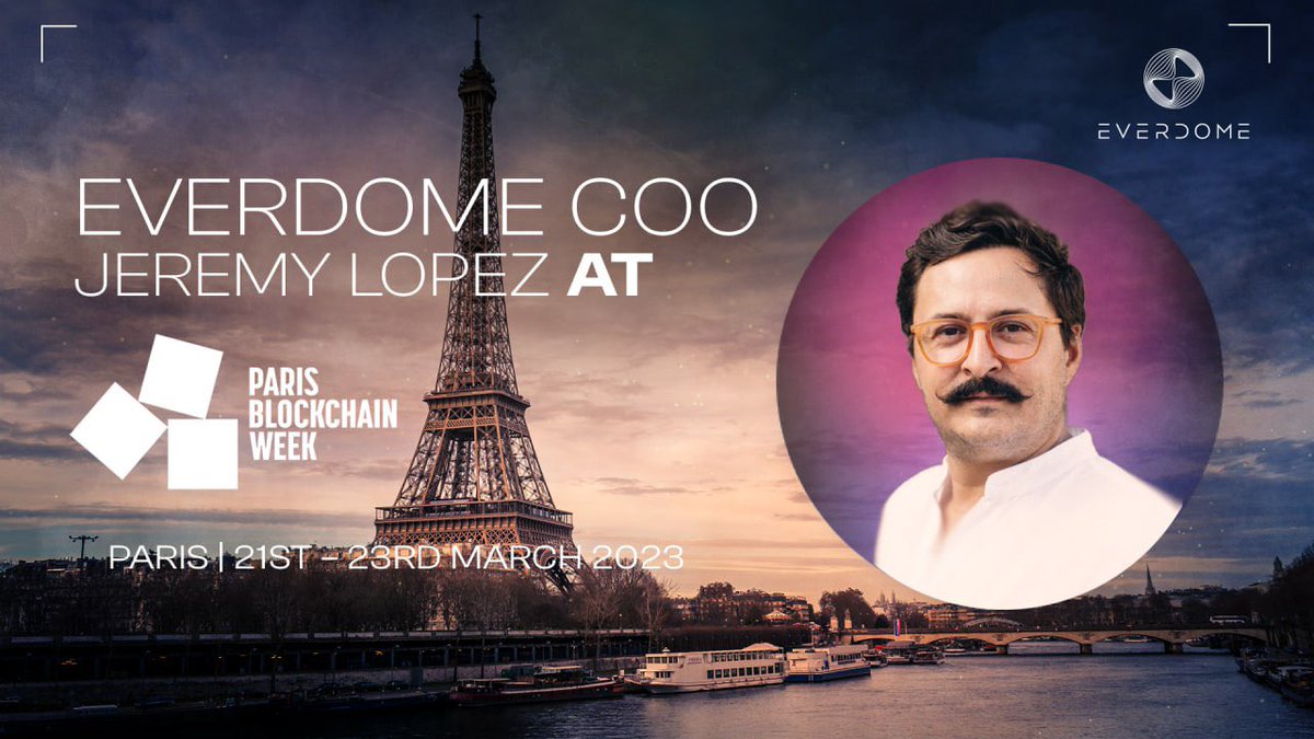 EverdomeJapan's tweet image. Everdome COO @Jeremarketing が
世界的ブロックチェーンイベント #ParisBlockWeek .🚀
に参加しています。

私たちのユニークな #メタバース 体験について
有識のある彼が会場でお待ちしています🤝

📅3月20日～25日 - Carrousel du Louvre - Paris.

詳細は👉 everdome.io/news/everdome-…