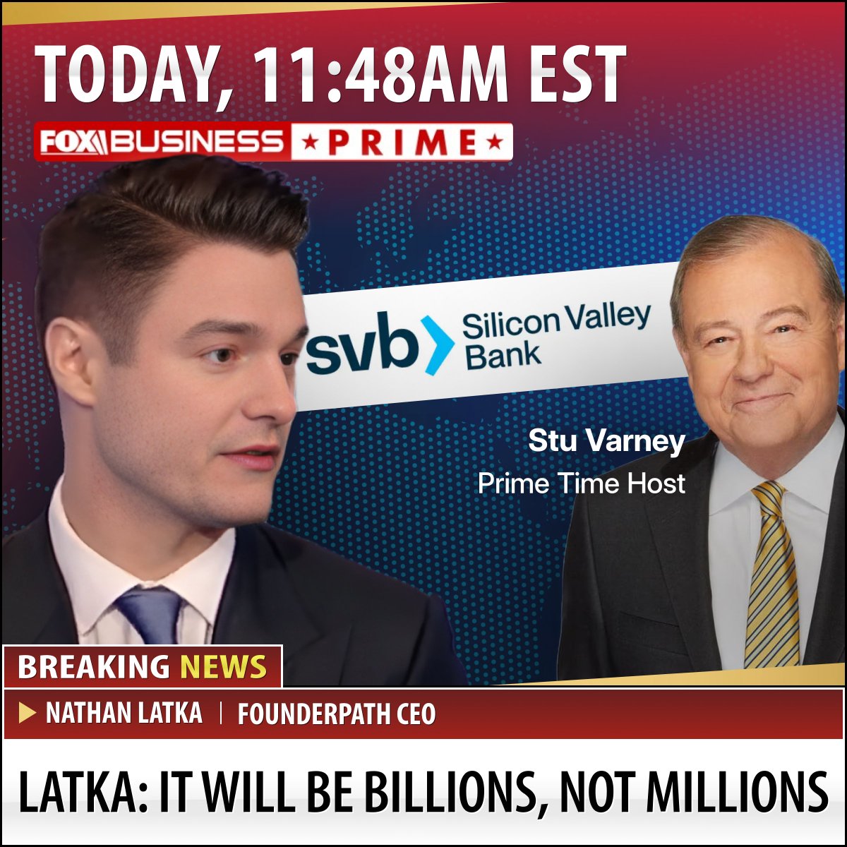 Nathan Latka (@nathanlatka) on Twitter photo I'm making a major <a href="/FounderpathHQ/">Founderpath (Official Account)</a> announcement at 11:48am EST today.
Turn on your TV!
(or whatever website you use to hack and watch cable for all you cord-cutters ✂️ ) I'm making a major <a href="/FounderpathHQ/">Founderpath (Official Account)</a> announcement at 11:48am EST today.
Turn on your TV!
(or whatever website you use to hack and watch cable for all you cord-cutters ✂️ )