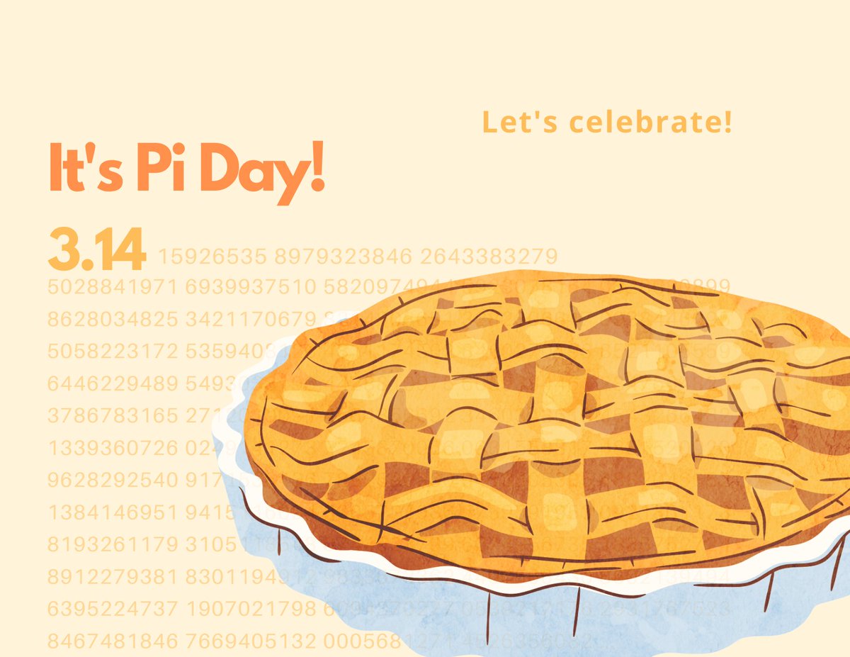 It's Pi day! Help us celebrate today by sharing your favorite pie receipe in the comments below!