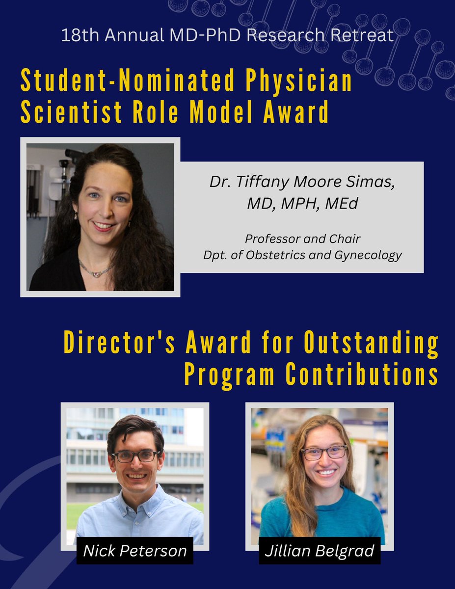 UMassMDPhD's tweet photo. Each year on our Research Retreat we like to recognize student and faculty contributions to our @umasschan community and MSTP program. Congratulations to all!✨

#umassmdphd #umasschan #whyumasschan #mdphd #whyumassmed #medicalstudent #graduateschool https://t.co/zt5OT45bPp
