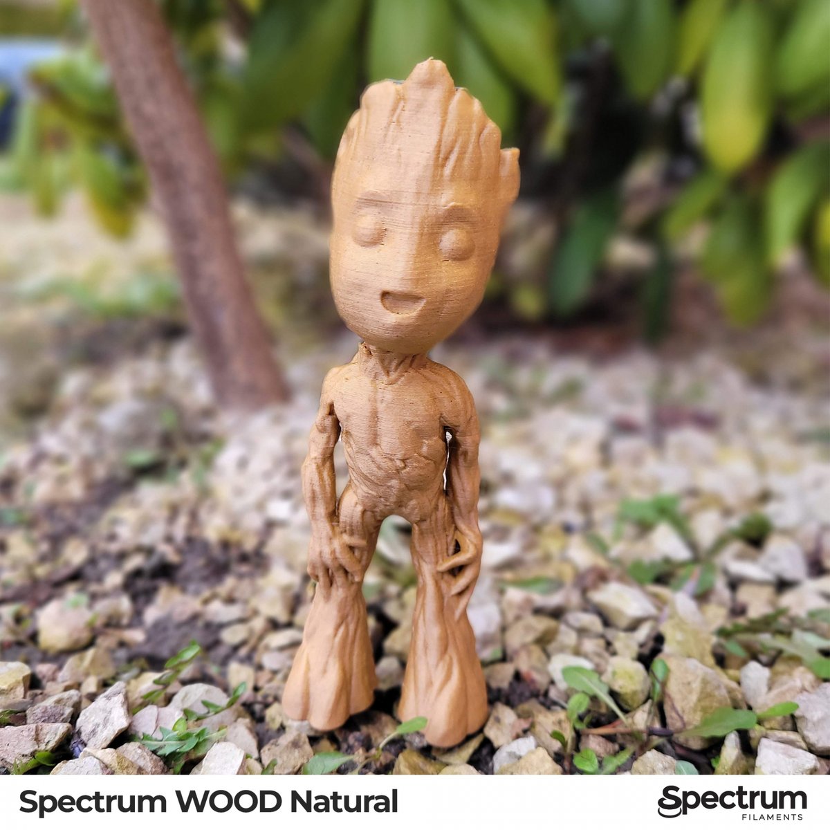 Spectrum WOOD 🌲 filament is a 100% organic and biodegradable product. Besides the visual aspects which imitate the appearance of wood, items manufactured of this material have a structure of wood! 😍 

#printedwithspectrum #spectrumfilaments #3dprinting #3dprinted