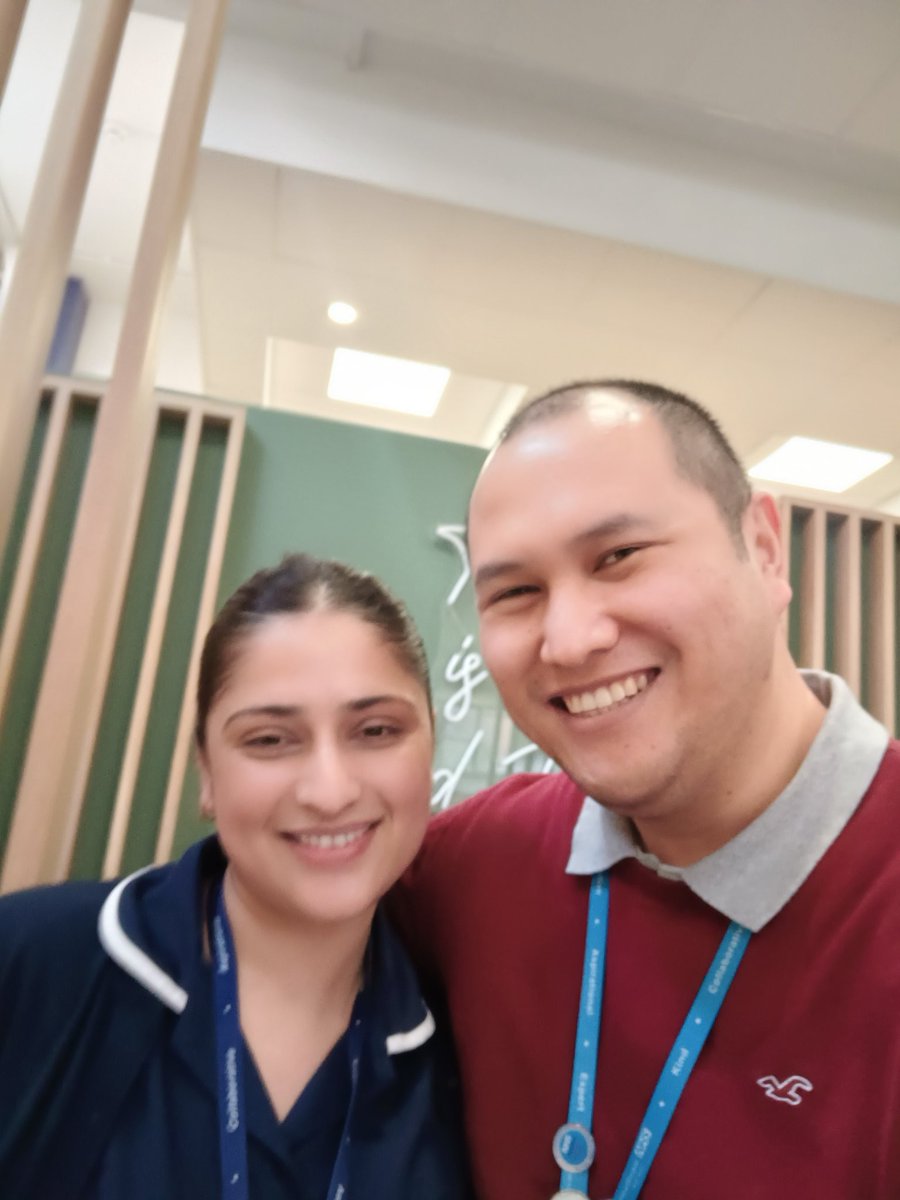 Gushing with pride and joy for Raj. HCSW -> Band 5 RN -> Band 6 RN! @Imperialpeople Photo taken in HH rest lounge 😊 @IEN_Imperial @Jan_Goldsmith35 @jinjujames @mfranmarie @asante_dinah @CambranFlorest @jamiewahyu @BrightsparkArun