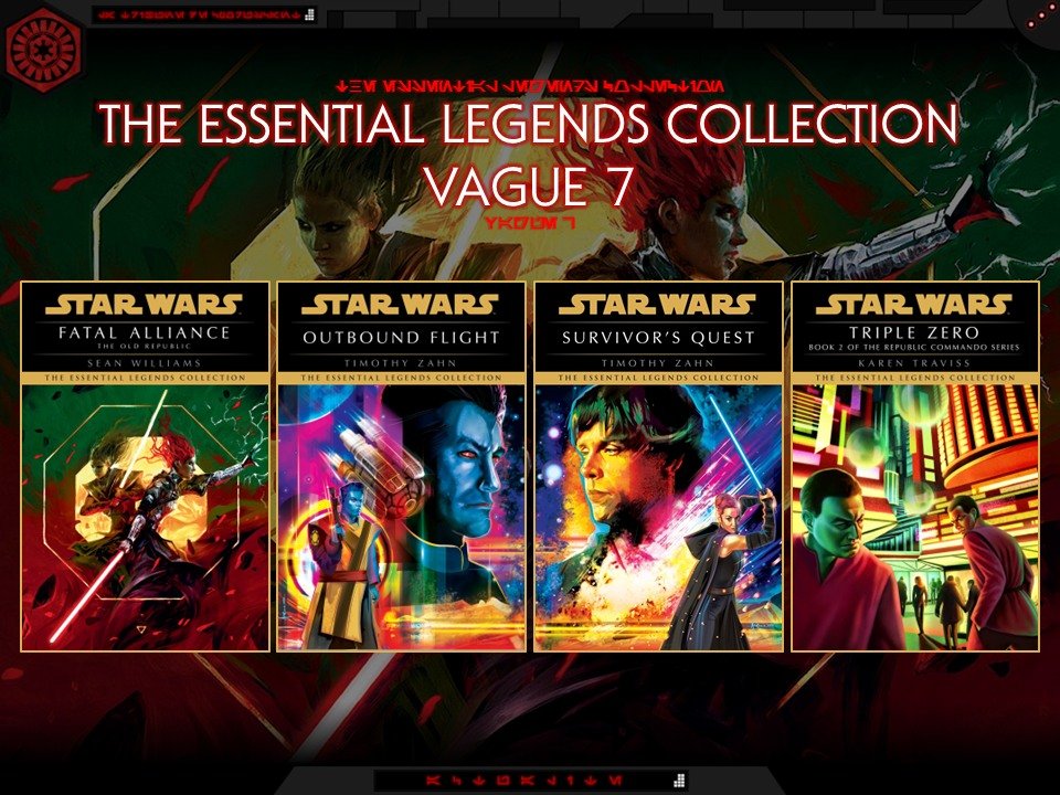 LTCoruscant's tweet photo. ๐๐๐ ๐๐๐๐๐๐๐๐๐ ๐๐๐๐๐๐๐ ๐๐๐๐๐๐๐๐๐๐
Random House Worlds dรฉvoile la vague 7 de la #TheEssentialLegendsCollection, une gamme de republication de romans de l'#UniversLรฉgendes en anglais avec de nouvelles couvertures.
#LaTribunedeCoruscant https://t.co/jK79LSgNy0
