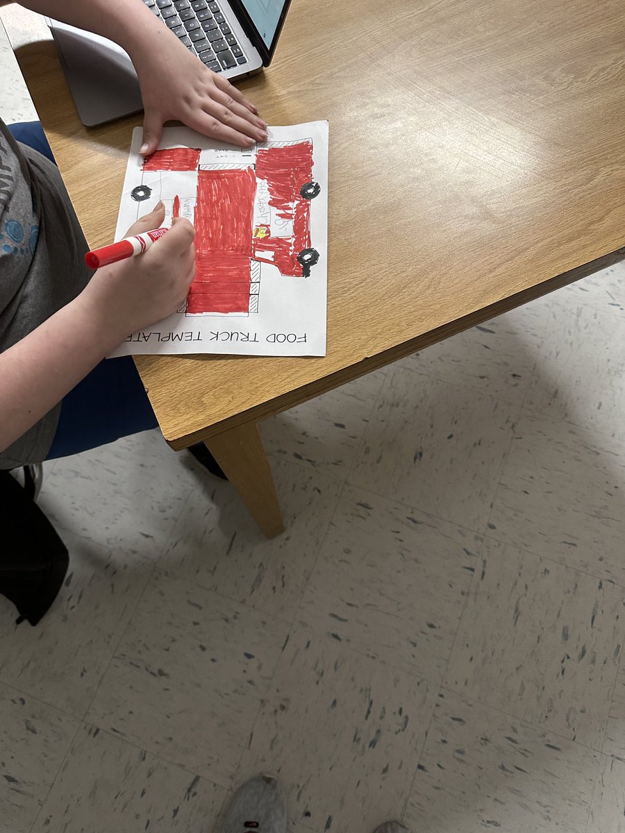 Finishing our nutrition unit with Food Truck designs. Students had to create dishes and explain if they met the MyPlate requirements. #heathteacher #PhysEd #teacher #mck8 #middleschool
