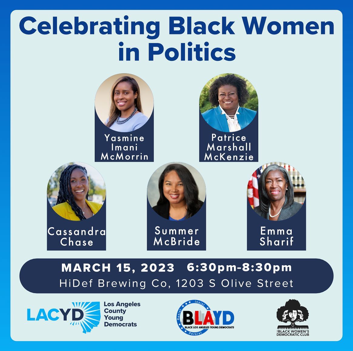 March 15th - Celebration of Black Women in Politics, this Wednesday - mailchi.mp/70e03d25a0d2/m…