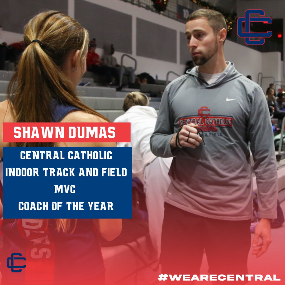 CCRaider_sports's tweet photo. Congratulations Coach Dumas! @CCRaider_GTandF https://t.co/HCmcT8QecR