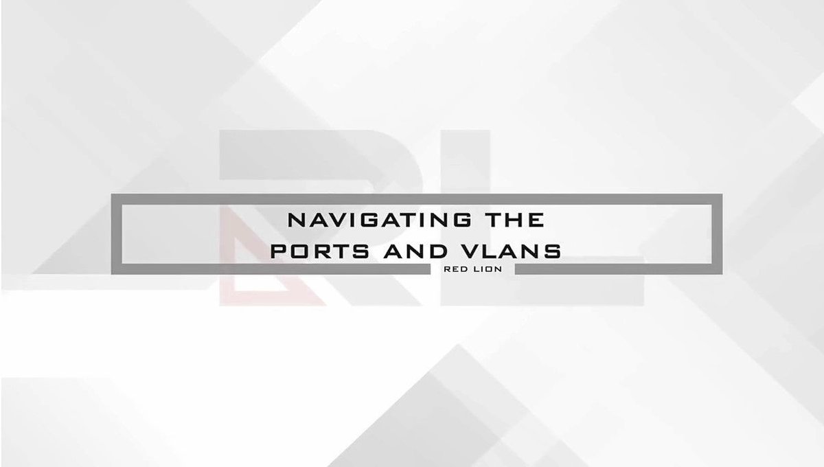 redlioncontrols's tweet photo. In today's #techtuesday, learn about Navigating Ports and VLANs in the NT5000.
See more: https://t.co/1Vr8sybD3V
#Networking #IndustrialNetworking #ManagedEthernetSwitches #EthernetSolutions #Industry40 #RedLionControls #TheIndustrialDataCompany #IIoT #IntuitiveNetworking https://t.co/mLmHeNNIH0
