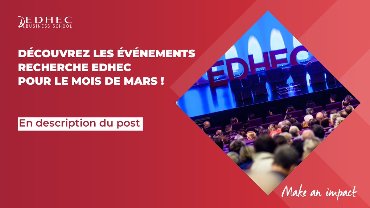 EDHEC_BSchool's tweet photo. Le mois de mars, est riche en événement recherche #EDHEC :
Le #RisksForum 2023 : https://t.co/CZKnYg7rzI
Les EDHEC Speaker Series : https://t.co/zlZClvk4FV
La conférence-débat de la chaire #Diversité & #Inclusion : https://t.co/3lvTt4wbQ2 https://t.co/uKn9dLVpve