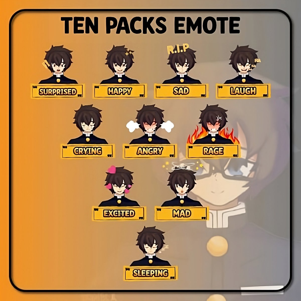 Drop a DM if need emotes pack like these or something different. 
I can design custom emotes on your demands💥💫💯

#GraphicDesign #GraphicDesigner #emotes #art #Creative #artist #agenceinnovate #commissionsopen