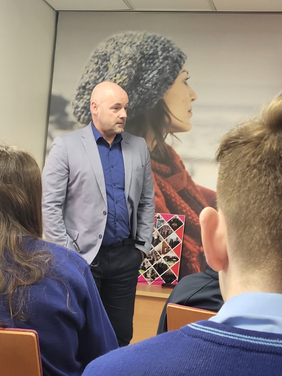 'Luck - when preparation meets opportunity'. Thank you to CEO Tony O'Malley @fujitsu_ie for giving his time to 2nd years this morning during our visit this morning.#businessinthecommunity @ceist1 @stjosephsrush @RoisinMcGowan42 @STJRushGuidance