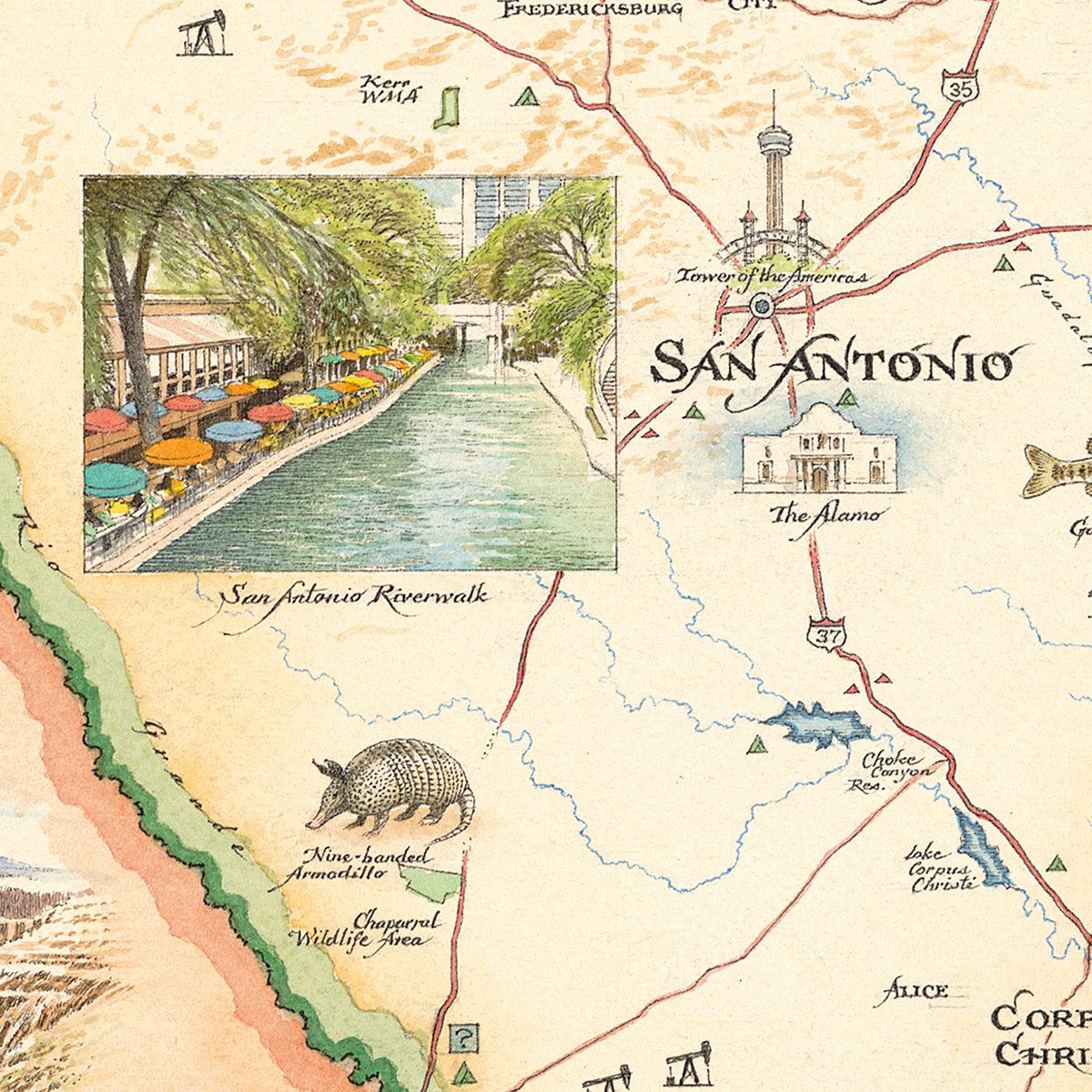 xplorermaps's tweet photo. The San Antonio Riverwalk is the most popular attraction in the state of Texas. Three and a half miles of walkable paths along the San Antonio river allow you to shop, dine and meander your way through the heart of the city.
#sanantonio #texasmap #maps #exploretexas #xplorermaps https://t.co/IwNqfY5k2q