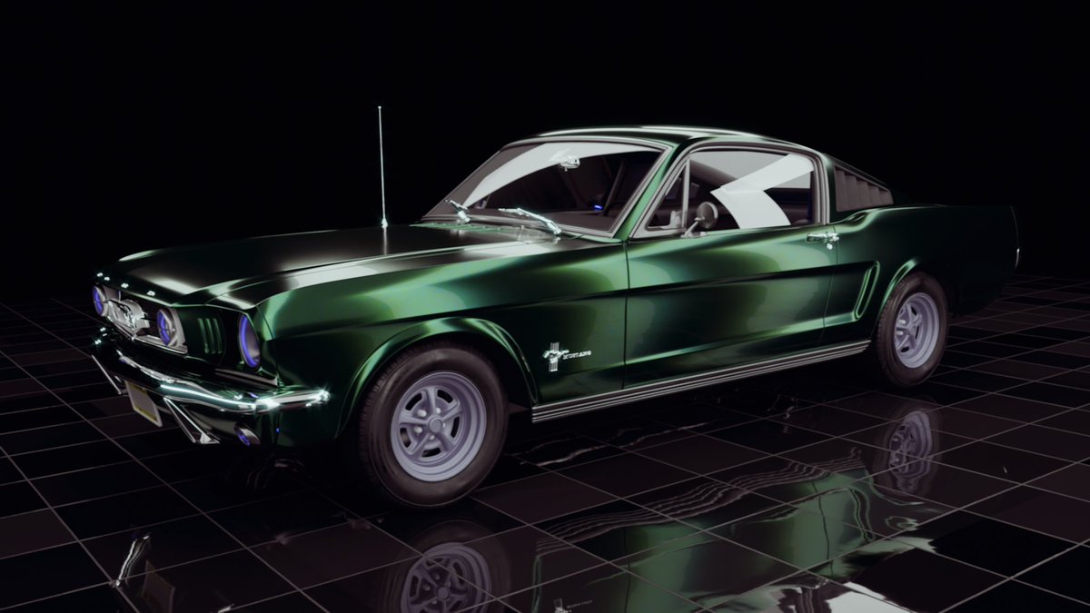 ShiroDesignsOF's tweet image. Una bestia legendaria con belleza modernizada

#blenderart #Ford #Mustang #classiccar