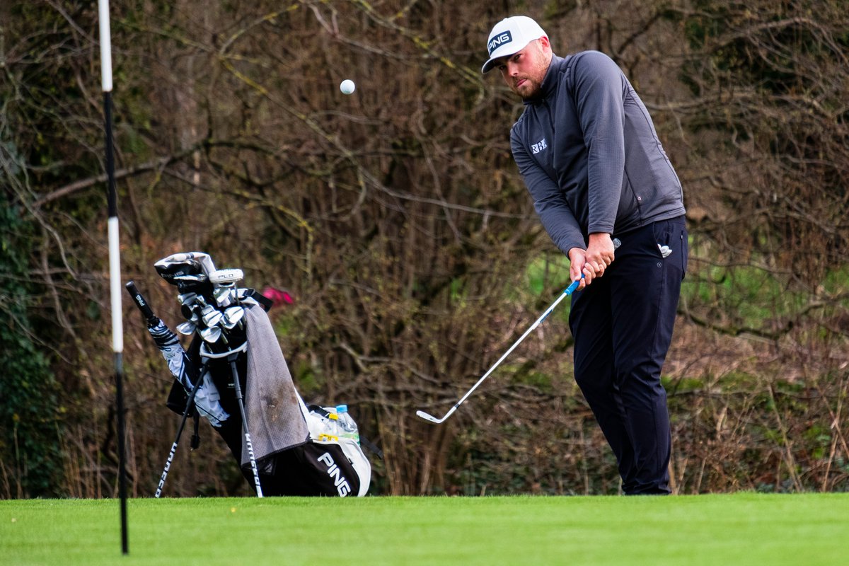 PaulDDrabble's tweet photo. Im not a #sports #photographer. But I was sent to #Wakefield #golf course to meet and #photograph Pro #golfer Dan Bradbury as he played a round with  senior #sports writer @CrossyDailyStar Dan won the #Joburg Open his third event as a professional 
Images © Paul David Drabble https://t.co/k5oWiENR6s
