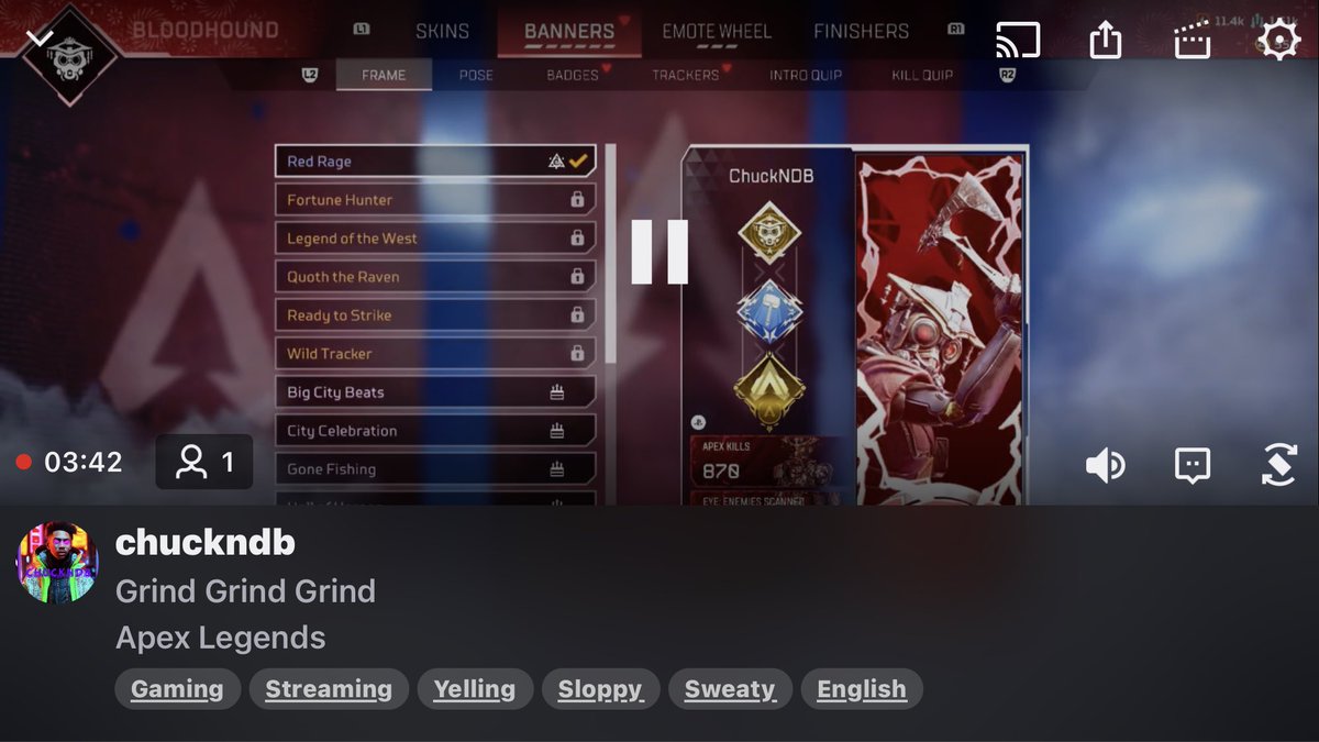 chuxkk's tweet photo. Live in twitch rn #ttv #twich #ApexLedgends #IDoThisForFun 💀 https://t.co/Rs5qqgVuwa