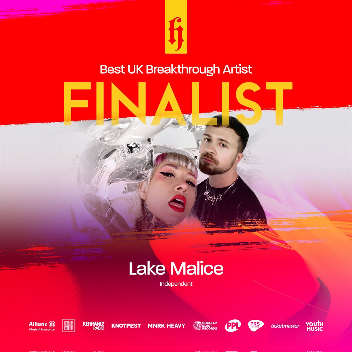 LAKE MALICE X HEAVY MUSIC AWARDS BABY 🫦

We’re incredibly proud to share that we’ve been nominated for ‘Best UK Breakthrough Artist’ AND ‘Best Breakthrough Live Artist at this years <a href="/heavymusicawds/">Heavy Music Awards</a> 🤩
Go vote for us!! let’s make this happen 💖
vote.heavymusicawards.com