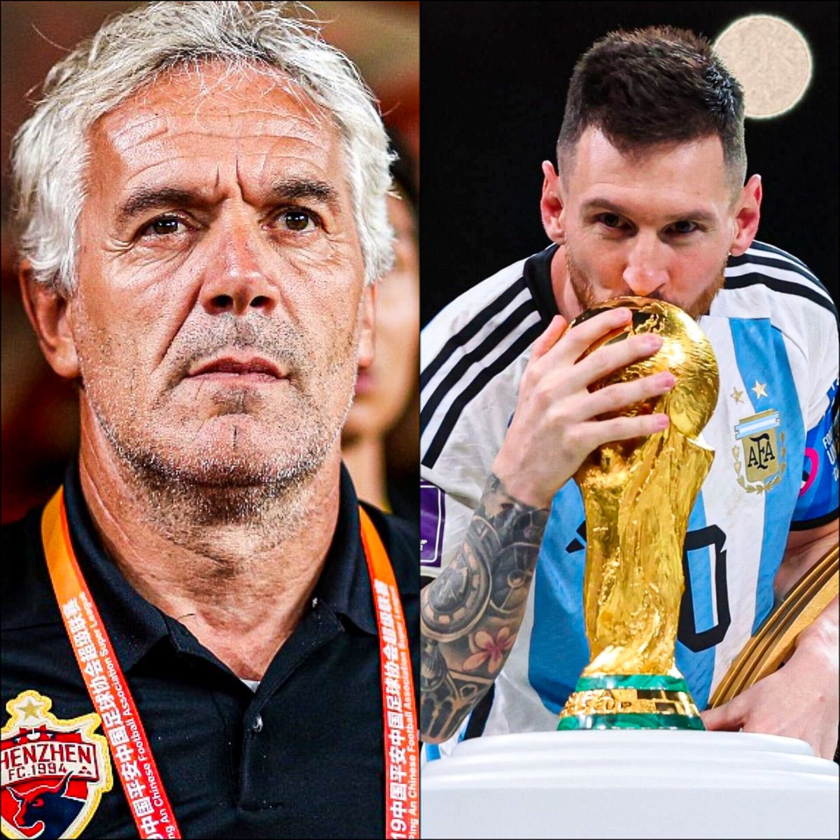 dataref_ar's tweet photo. "Napoli juega un fútbol perfecto para Messi, sin tanta velocidad pero con mucha técnica. Ganar con Maradona y Messi sería fantástico, lo máximo para el pueblo napolitano".

🇮🇹 Roberto Donadoni en @SuperDeporRadio. https://t.co/VGzI2EdgDo