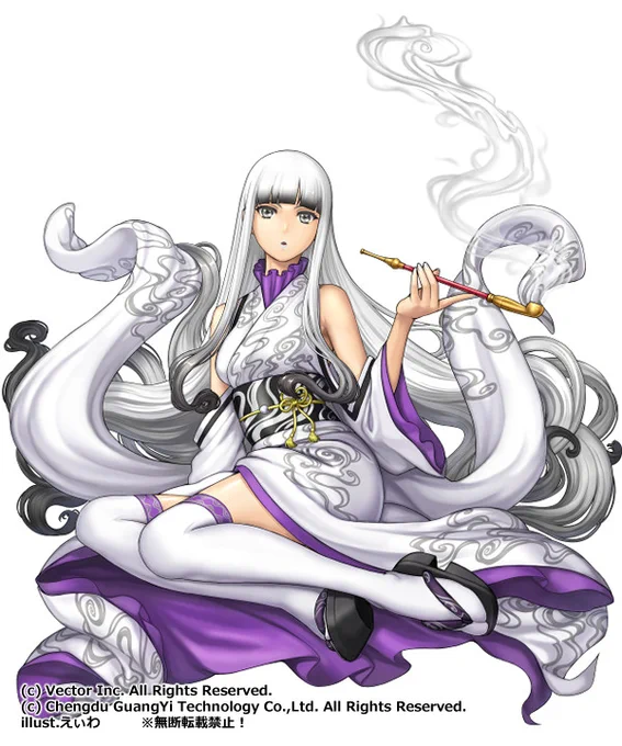 #ホワイトデーは銀髪白髪を愛でる日お仕事で描いた白髪キャラクターの一部 