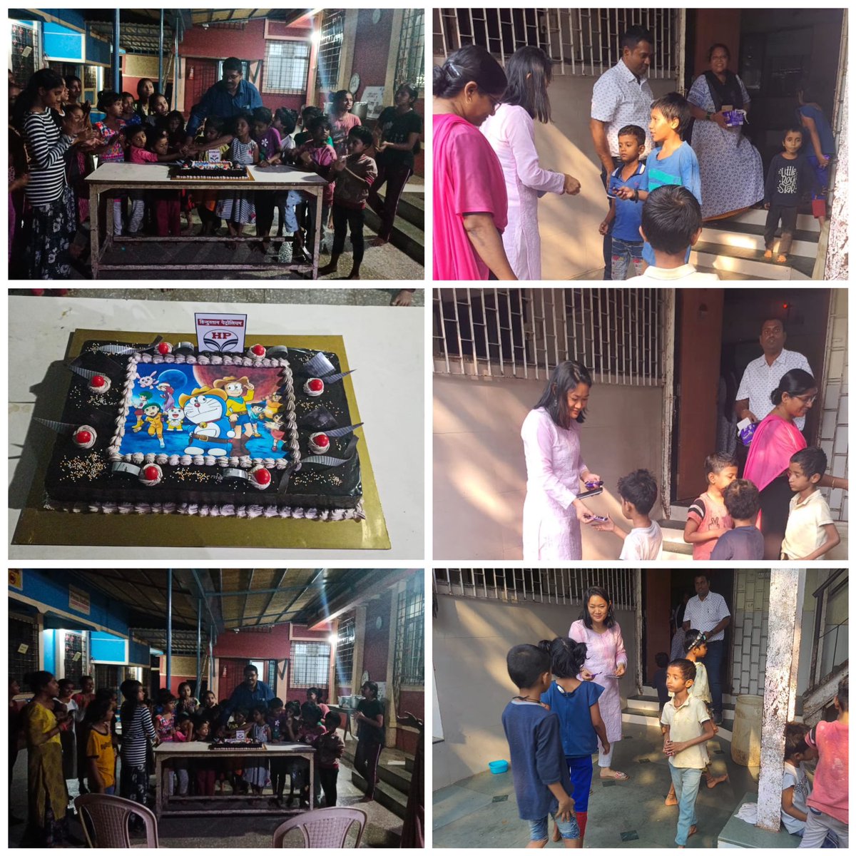 AndSaikripa's tweet photo. Celebrated #10yearsofsuccess with these little kids at Prem Sadan Aashram & Buthelo House with our team. So incredibly blessed to be sharing this day with these children.
#DeliveringHappiness #hpcl
@HPCL @HPCL_Mumbai @hpcl_retail @Rg03Goel @ray_rachna @DBudiyal https://t.co/zuhhiKCRuc