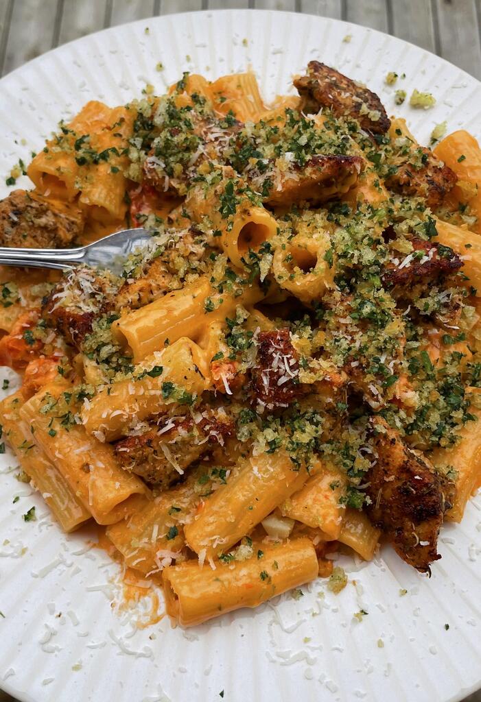 Home Cooking VS Fast Food on Twitter "[Homemade] Creamy cajun chicken pasta with sundried