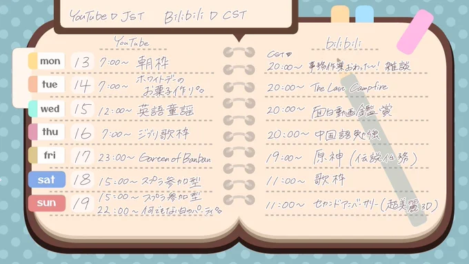 #ひよじゅーる今週のスケジュール会いに来てねプレゼントマログッズの三面図が見たい 