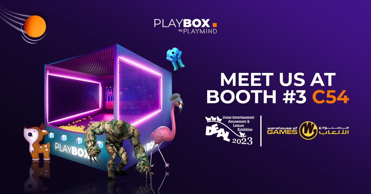 From Mar 14 to 16, the #PLAYBOX  will at <a href="/DEALIEC/">DEAL 2026</a>! 🎢

#Entertainment and #Leisure industry peers attending #DEAL2023, we look forward to greeting you at 📍Booth 3-C54. Come try the PLAYBOX, our flagship ball-tossing attraction!

#FEC #AmusementParks #Attractions #Arcade