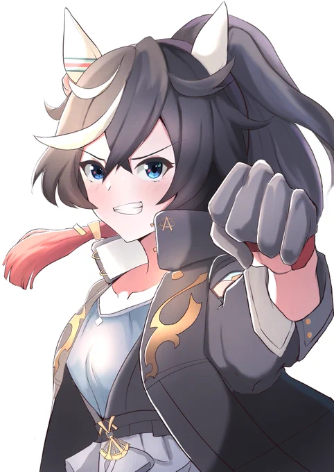 カツラギエースさんを描きました 