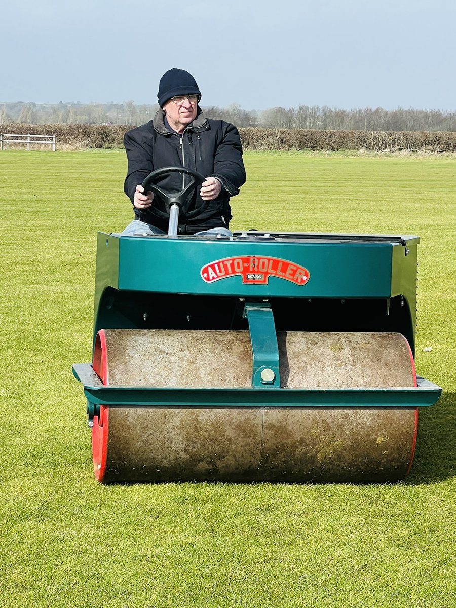 MP_Academy22's tweet photo. A huge thank you to Autoroller for the "Oggy" roller, it has helped us so much over the past year and will continue to help us prepare our ground and wickets for this summer! 
This summer is jam packed including the ashes &amp; World Test Championship. @auto_roller  #cricketpitch https://t.co/TKMGMtAM8A