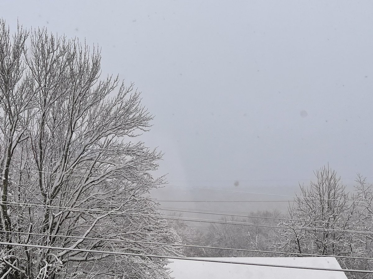 ❄️ We have been in our new home only three days and a big snowstorm is welcoming us. ❄️ #snow #NewYork #DutchessCounty #NorEaster