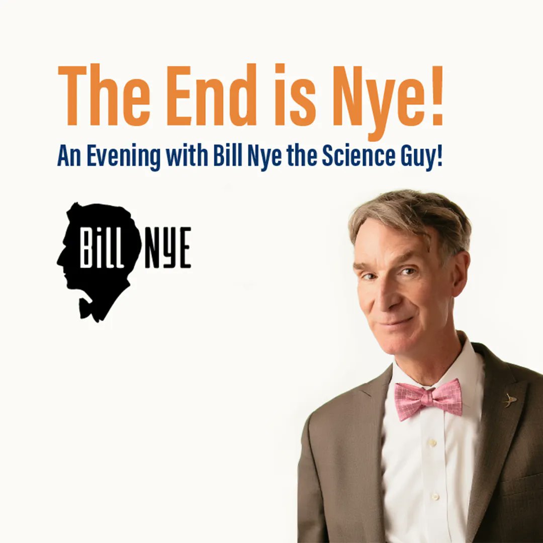 Get ready to explore the wonders of #science with Bill Nye! 🚀🧪🔬 

As part of his cross-Canada tour, the Science Guy will be at the Centre in The Square on March 27th for an eye-opening, funny, and informative evening. Click for details and tickets: buff.ly/3ydIb7h