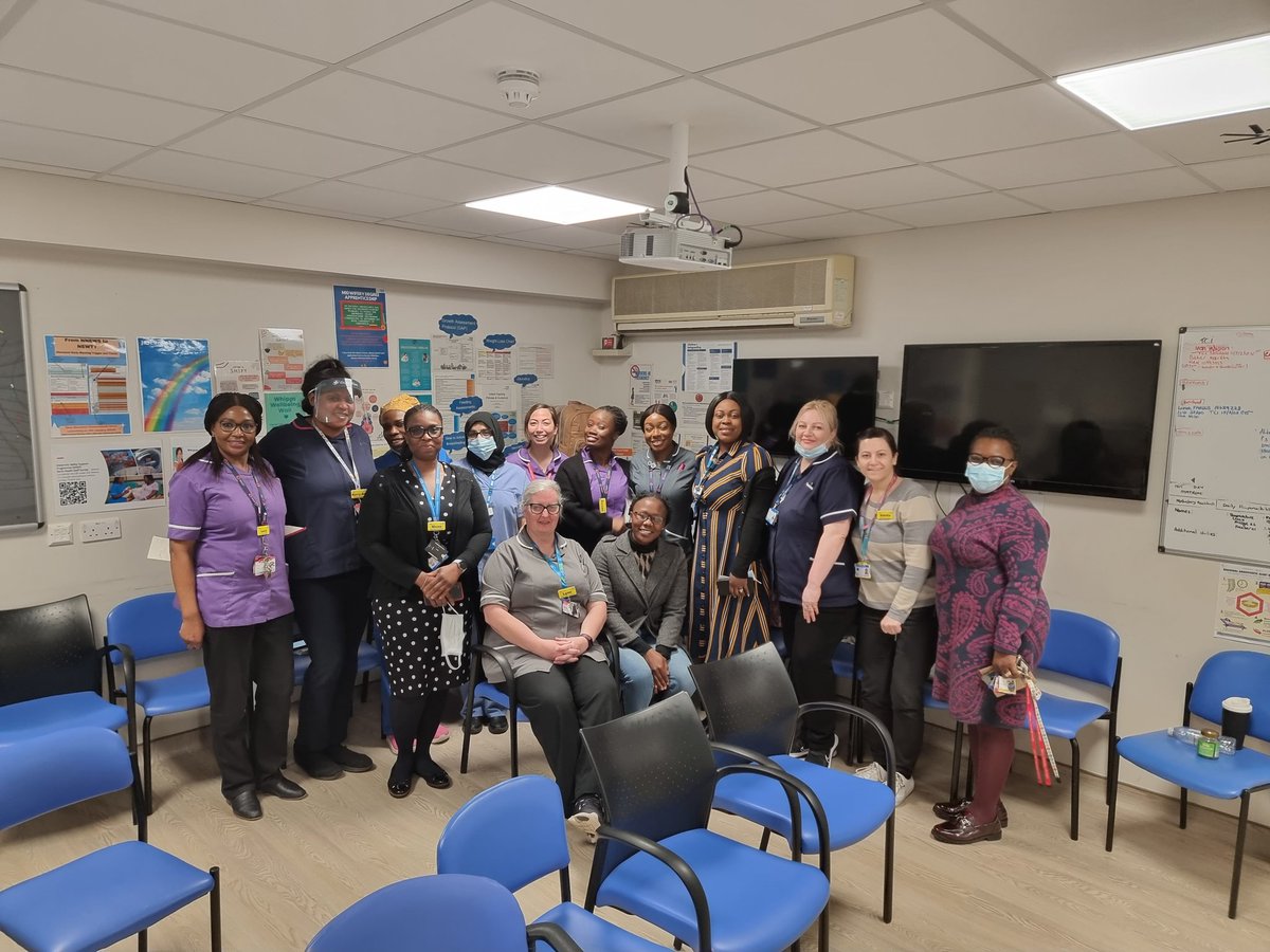 Shereen 💙 (@shereennimmo) on Twitter photo Today <a href="/MaternityWX/">Whipps Cross Maternity</a> we welcomed our first Internationally Educated <a href="/CapitalMidwife/">CapitalMidwife</a> Lucy!
<a href="/NHSBartsHealth/">Barts Health</a> <a href="/CAlexanderNHS/">Caroline Alexander</a> <a href="/MOlusile/">Mary Turay-Olusile</a> <a href="/ratansiz/">💙Zebina Ratansi, MBE, RN💙</a> <a href="/NatoyaMamby/">Natoya Campbell</a> <a href="/NM_IEMs_OSCE/">North Mid Internationally Educated Midwives</a> 🥳 Today <a href="/MaternityWX/">Whipps Cross Maternity</a> we welcomed our first Internationally Educated <a href="/CapitalMidwife/">CapitalMidwife</a> Lucy!
<a href="/NHSBartsHealth/">Barts Health</a> <a href="/CAlexanderNHS/">Caroline Alexander</a> <a href="/MOlusile/">Mary Turay-Olusile</a> <a href="/ratansiz/">💙Zebina Ratansi, MBE, RN💙</a> <a href="/NatoyaMamby/">Natoya Campbell</a> <a href="/NM_IEMs_OSCE/">North Mid Internationally Educated Midwives</a> 🥳