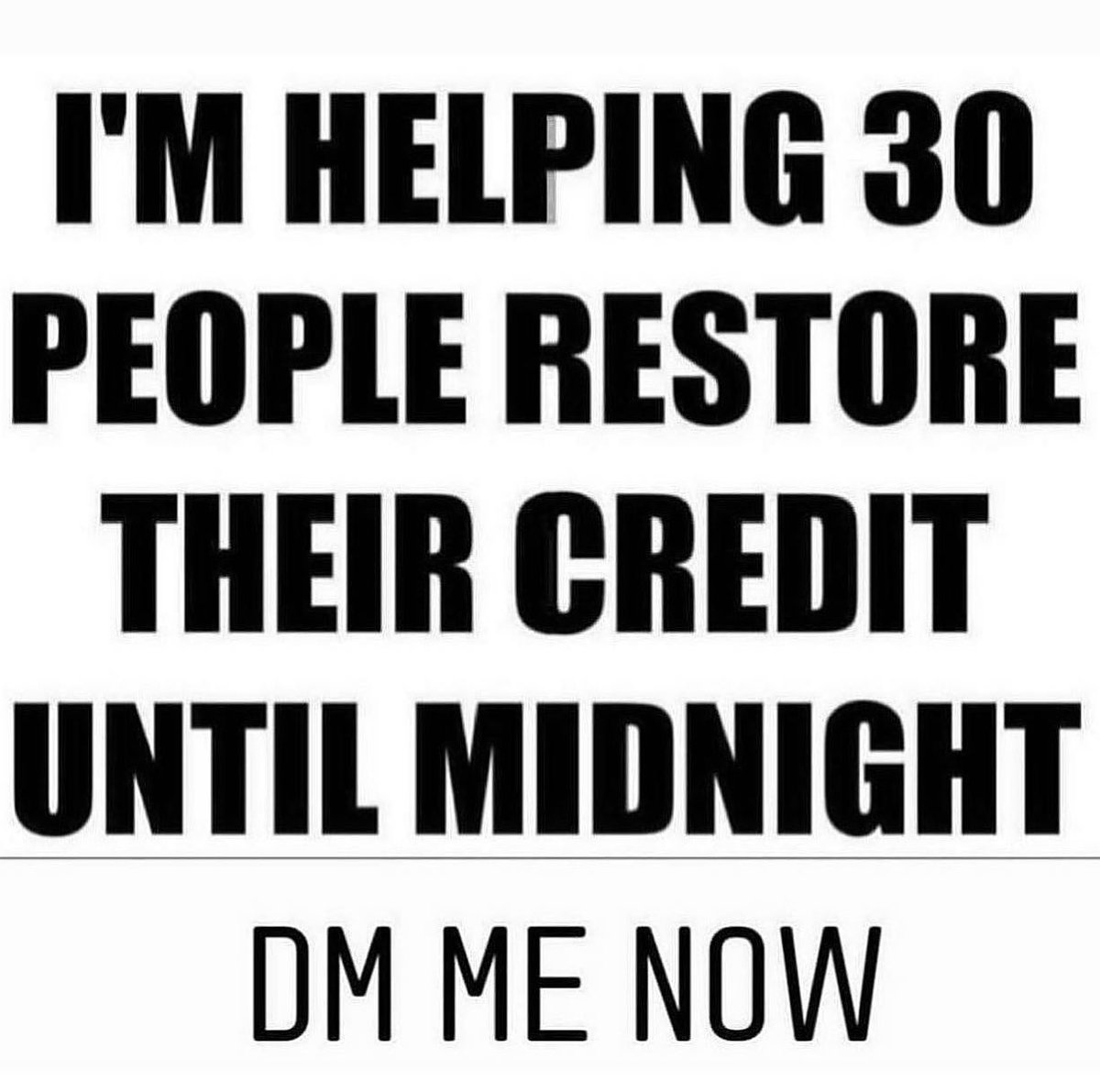 deaarronlandon's tweet photo. We are helping 30 more people Restore their CREDIT TODAY•
•
HELP DOES NOT MEAN FREE•
•
NO MORE PROCRASTINATING! 
DM US “Credit repair” 
NOW WE HAVE SOMETHING FOR YOU https://t.co/EPp78JB35n