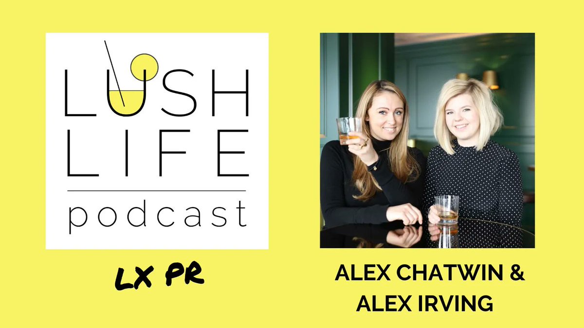 NEW EPISODE LUSH LIFE PODCAST!!! Alex Chatwin and Alex Irving, Co-Founders of LX PR <a href="/lx_agency/">LX PR</a>, are here to tell us how they’ve grown their company into one of the most respected Drinks PRs in the world!!  Listen to it here: buff.ly/3ZPBt3C