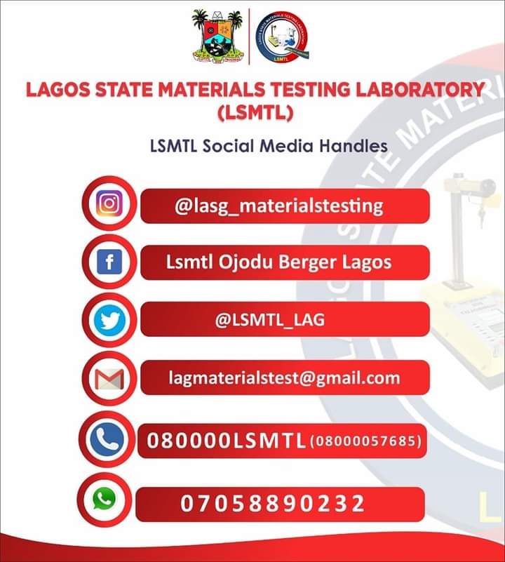 Lagos State Materials Testing Laboratory tweet media