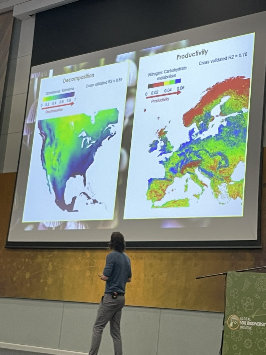 Tom Crowther just told us that microbial inoculants from healthy  soils can restore degraded soils #GSB2023 #SoilBiodiversity @theGSBI
