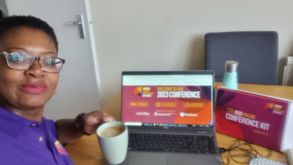 AugustaAdu's tweet photo. @HospiceIGNet #hignconf23 ready! Here's to an amazing 3 days of learning, listening and linking with fellow Hospices 😀 https://t.co/KpKoYRlVC7