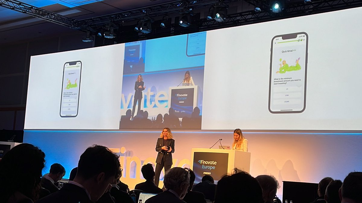 “THE DUOLINGO OF MONEY”

Great demo @BroglieMargot and Alexia de Broglie of @YourJunoApp - winners of first #finovate scholarship 

50k UK customers in first year and growing 32% MoM. Great to see their success providing much needed financial education

x.com/ploberman/stat…